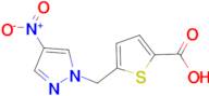 5-[(4-nitro-1H-pyrazol-1-yl)methyl]thiophene-2-carboxylic acid