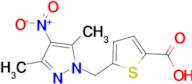 5-[(3,5-dimethyl-4-nitro-1H-pyrazol-1-yl)methyl]thiophene-2-carboxylic acid