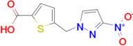5-[(3-nitro-1H-pyrazol-1-yl)methyl]thiophene-2-carboxylic acid
