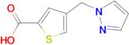 4-(1H-pyrazol-1-ylmethyl)thiophene-2-carboxylic acid