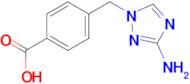 4-[(3-amino-1H-1,2,4-triazol-1-yl)methyl]benzoic acid