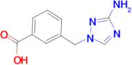 3-[(3-amino-1H-1,2,4-triazol-1-yl)methyl]benzoic acid