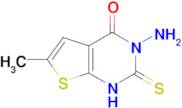 3-amino-2-mercapto-6-methylthieno[2,3-d]pyrimidin-4(3H)-one