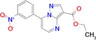 ethyl 7-(3-nitrophenyl)pyrazolo[1,5-a]pyrimidine-3-carboxylate