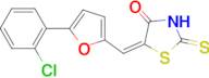 (5E)-5-{[5-(2-chlorophenyl)-2-furyl]methylene}-2-mercapto-1,3-thiazol-4(5H)-one