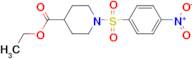 ethyl 1-[(4-nitrophenyl)sulfonyl]piperidine-4-carboxylate