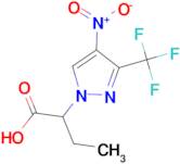 2-[4-nitro-3-(trifluoromethyl)-1H-pyrazol-1-yl]butanoic acid