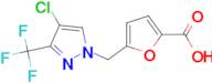 5-{[4-chloro-3-(trifluoromethyl)-1H-pyrazol-1-yl]methyl}-2-furoic acid