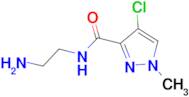 N-(2-aminoethyl)-4-chloro-1-methyl-1H-pyrazole-3-carboxamide