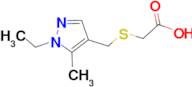 {[(1-ethyl-5-methyl-1H-pyrazol-4-yl)methyl]thio}acetic acid