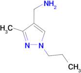 (3-methyl-1-propyl-1H-pyrazol-4-yl)methylamine