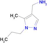 (5-methyl-1-propyl-1H-pyrazol-4-yl)methylamine