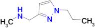 N-methyl-N-[(1-propyl-1H-pyrazol-3-yl)methyl]amine