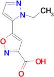 5-(1-ethyl-1H-pyrazol-5-yl)isoxazole-3-carboxylic acid