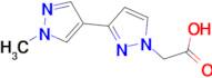 (1'-methyl-1H,1'H-3,4'-bipyrazol-1-yl)acetic acid