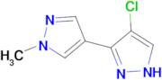 4-chloro-1'-methyl-1H,1'H-3,4'-bipyrazole