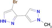 4-bromo-1'-methyl-1H,1'H-3,4'-bipyrazole