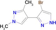 4-bromo-1',3'-dimethyl-1H,1'H-3,4'-bipyrazole