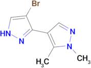 4-bromo-1',5'-dimethyl-1H,1'H-3,4'-bipyrazole