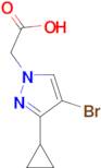 (4-bromo-3-cyclopropyl-1H-pyrazol-1-yl)acetic acid