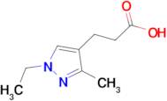 3-(1-ethyl-3-methyl-1H-pyrazol-4-yl)propanoic acid