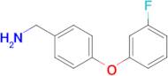 1-[4-(3-fluorophenoxy)phenyl]methanamine