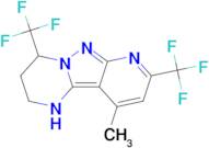 10-methyl-4,8-bis(trifluoromethyl)-1,2,3,4-tetrahydropyrido[2',3':3,4]pyrazolo[1,5-a]pyrimidine