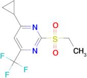 4-cyclopropyl-2-(ethylsulfonyl)-6-(trifluoromethyl)pyrimidine