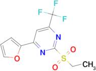 2-(ethylsulfonyl)-4-(2-furyl)-6-(trifluoromethyl)pyrimidine