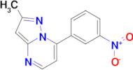 2-methyl-7-(3-nitrophenyl)pyrazolo[1,5-a]pyrimidine
