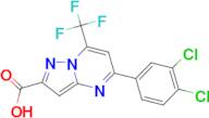 5-(3,4-dichlorophenyl)-7-(trifluoromethyl)pyrazolo[1,5-a]pyrimidine-2-carboxylic acid