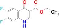 ethyl 6,7-difluoro-4-oxo-1,4-dihydroquinoline-3-carboxylate