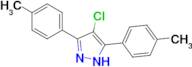 4-chloro-3,5-bis(4-methylphenyl)-1H-pyrazole