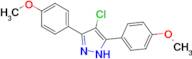4-chloro-3,5-bis(4-methoxyphenyl)-1H-pyrazole