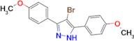 4-bromo-3,5-bis(4-methoxyphenyl)-1H-pyrazole