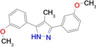 3,5-bis(3-methoxyphenyl)-4-methyl-1H-pyrazole