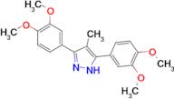 3,5-bis(3,4-dimethoxyphenyl)-4-methyl-1H-pyrazole