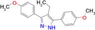 4-ethyl-3,5-bis(4-methoxyphenyl)-1H-pyrazole