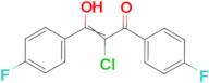 2-chloro-1,3-bis(4-fluorophenyl)propane-1,3-dione