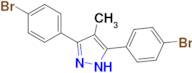 3,5-bis(4-bromophenyl)-4-methyl-1H-pyrazole