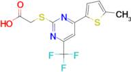 {[4-(5-methylthien-2-yl)-6-(trifluoromethyl)pyrimidin-2-yl]thio}acetic acid