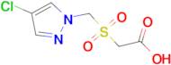 {[(4-chloro-1H-pyrazol-1-yl)methyl]sulfonyl}acetic acid