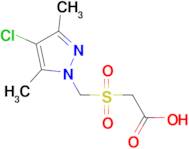 {[(4-chloro-3,5-dimethyl-1H-pyrazol-1-yl)methyl]sulfonyl}acetic acid