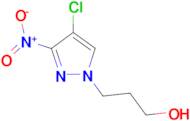 3-(4-chloro-3-nitro-1H-pyrazol-1-yl)propan-1-ol