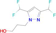 3-[3,5-bis(difluoromethyl)-1H-pyrazol-1-yl]propan-1-ol