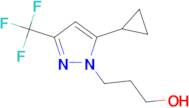3-[5-cyclopropyl-3-(trifluoromethyl)-1H-pyrazol-1-yl]propan-1-ol