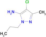 4-chloro-3-methyl-1-propyl-1H-pyrazol-5-amine