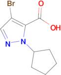 4-bromo-1-cyclopentyl-1H-pyrazole-5-carboxylic acid