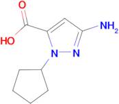 3-amino-1-cyclopentyl-1H-pyrazole-5-carboxylic acid