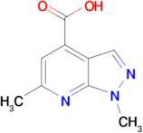 1,6-dimethyl-1H-pyrazolo[3,4-b]pyridine-4-carboxylic acid